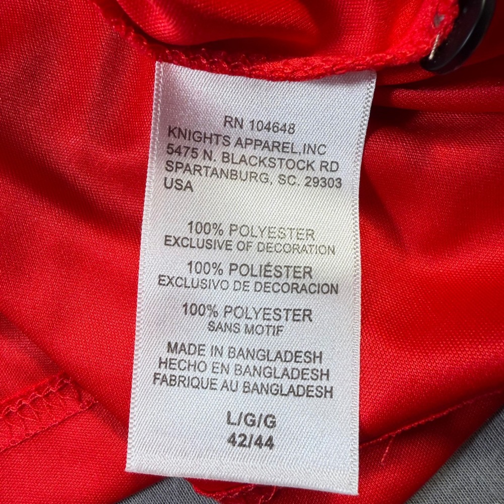 ProEdge Louisville Cardinals Mens Large Red Black Performance Polo Shirt NWT - Picture 5 of 5